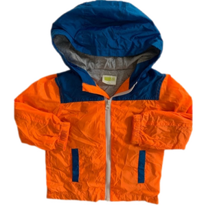 Crazy 8 Blue Orange Lightweight Windbreaker Jacket with Warm Interlining